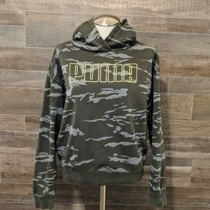Puma Camo/Camoflage Hoodie Sweatshirt Size Small